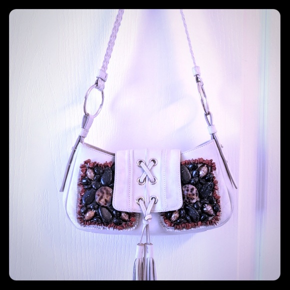 🥳SOLD LIM EDITION YSL BEADED CORSET BAG - Picture 2 of 8